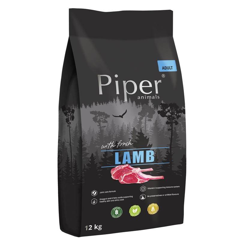 Piper täissööt lambalihaga täiskasvanud koertele 12 kg