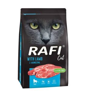 Rafi gluteenivaba täisväärtuslik kuivtoit lambalihaga igat tõugu kassidele 7 kg