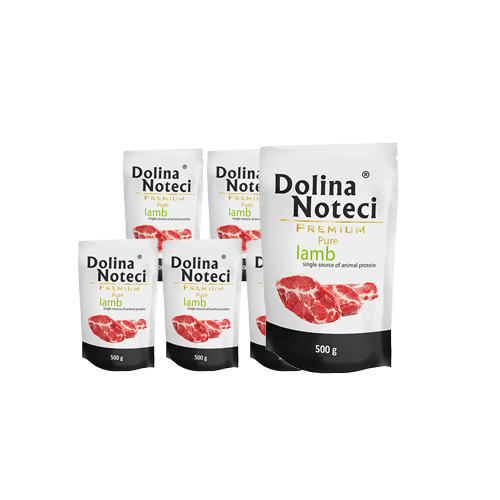 Dolina Noteci Premium Pure täistoit lambalihaga täiskasvanud koertele 10 x 500 g