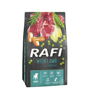 Rafi täisväärtuslik kuivtoit lambalihaga noortele koertele 10 kg