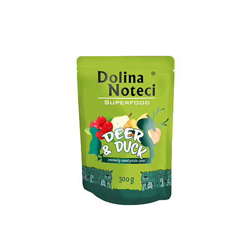 Dolina Noteci Superfood märgtoit koerale hirve- ja pardilihaga 300 g
