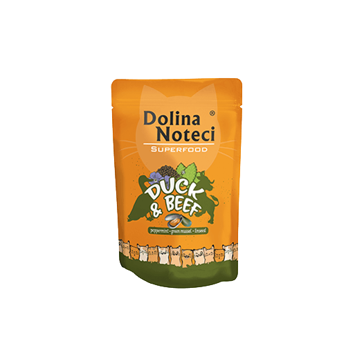 Dolina Noteci Superfood märgtoit kassile pardi ja loomalihaga 85 g