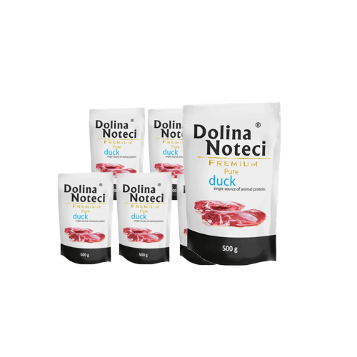 Dolina Noteci Premium Pure täistoit pardilihaga täiskasvanud koertele 10 x 500 g
