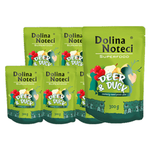 Dolina Noteci Superfood märgtoit koerale hirve- ja pardilihaga 10 x300 g