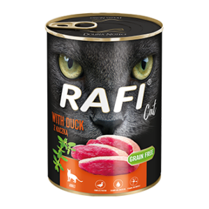Rafi täisväärtuslik kassi märgtoit pardilihaga 400 g