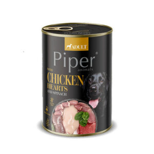 Piper koerakonserv kanasüdame ja spinatiga 400 g