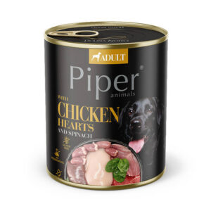 Piper konserv koertele kanasüdamete ja spinatiga 800 g
