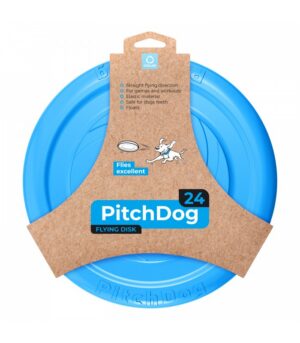 PitchDog lendav ketas sinine 24 cm