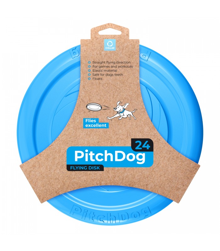 PitchDog lendav ketas sinine 24 cm