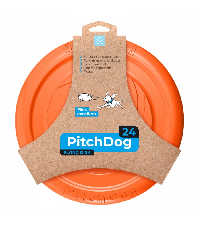 PitchDog lendav ketas oranž 24 cm