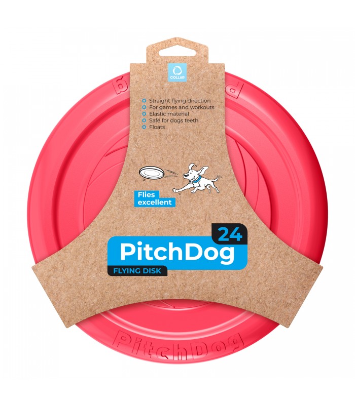 PitchDog lendav ketas punane 24 cm