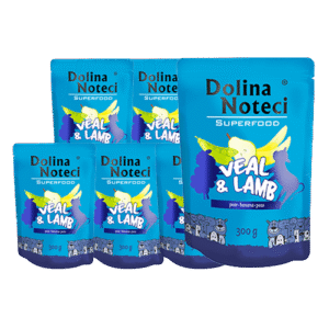 Dolina Noteci Superfood märgtoit koerale vasika- ja tallelihaga 10 x 300 g
