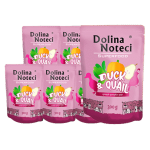 Dolina Noteci Superfood märgtoit koerale pardi- ja vutilihaga 10 x 300 g