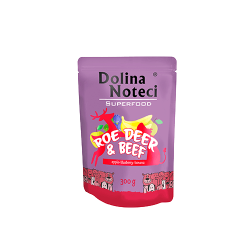 Dolina Noteci Superfood märgtoit koerale metskitse- ja veiselihaga 300 g