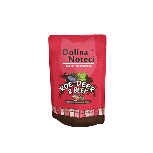 Dolina Noteci Superfood märgtoit kassile uluki- ja loomalihaga 85 g