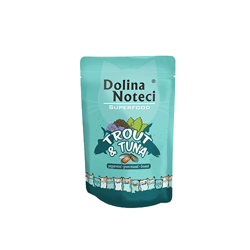 Dolina Noteci Superfood märgtoit kassile forelli ja tuunikalaga 85 g