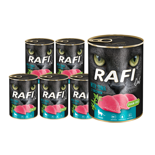 Rafi täisväärtuslik kassi märgtoit tuunikalaga steriliseeritud kassidele 12 x 400 g