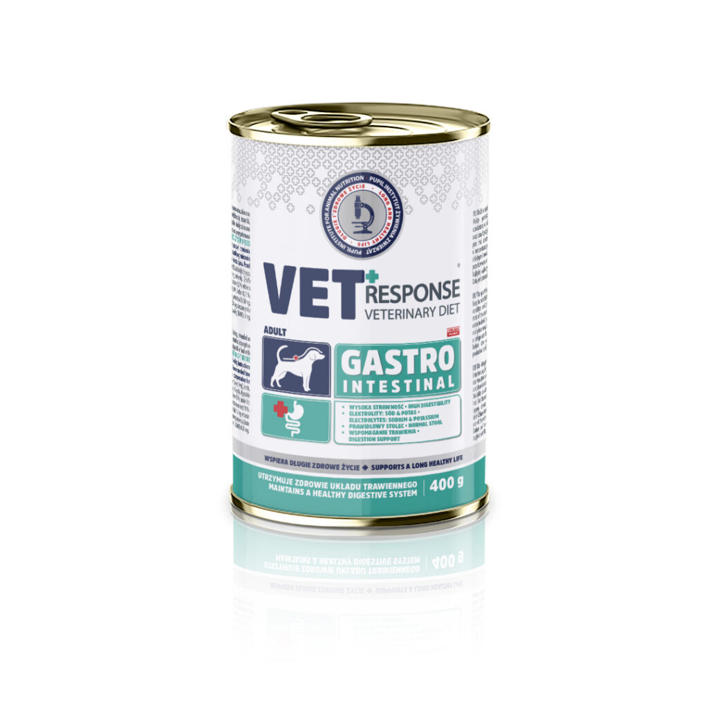 VET RESPONSE eritoit GASTROINTESTINAL (seedehäiretega koerale) 400 g
