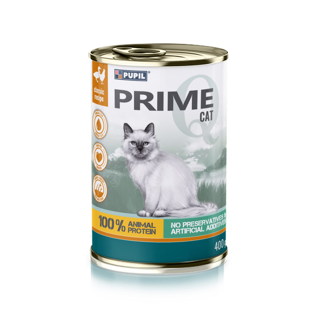 Prime märgtoit (tükid kastmes) kassile kanaliha ja pardiga 400 g