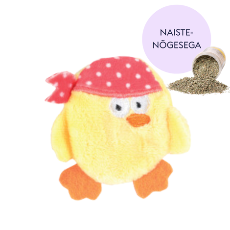 Zolux pehme mänguasi naistenõgesega - kollane piraat
