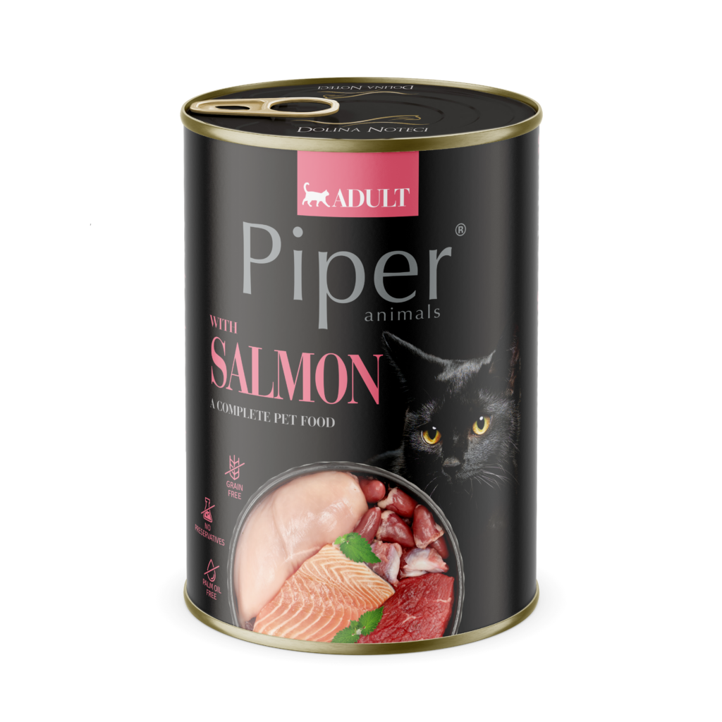 Piper kassi täissööt lõhega 400 g