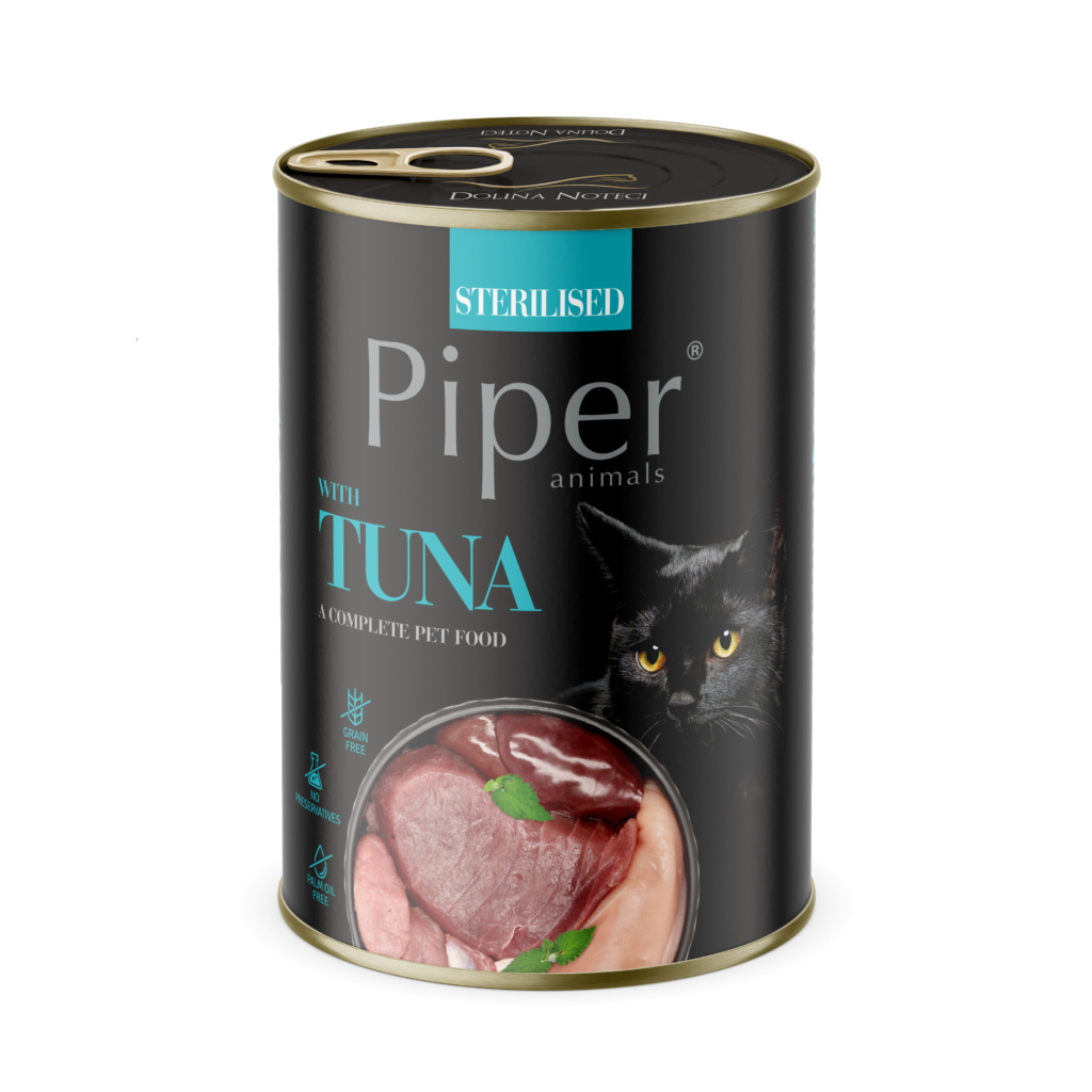 Piper kassi täissööt tuunikalaga - steriliseeritud kassidele 400 g