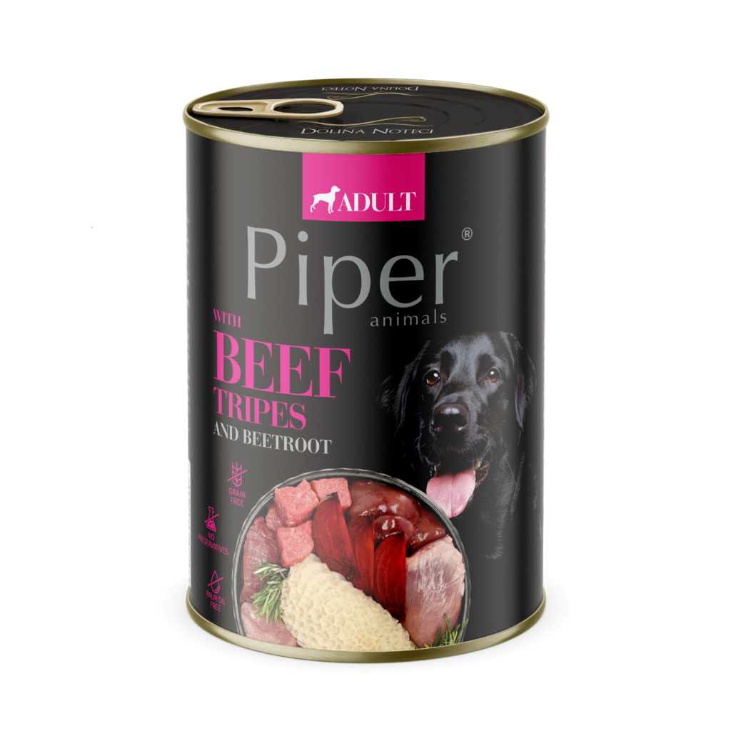 Piper koerakonserv veise rupskite ja punapeediga 400 g