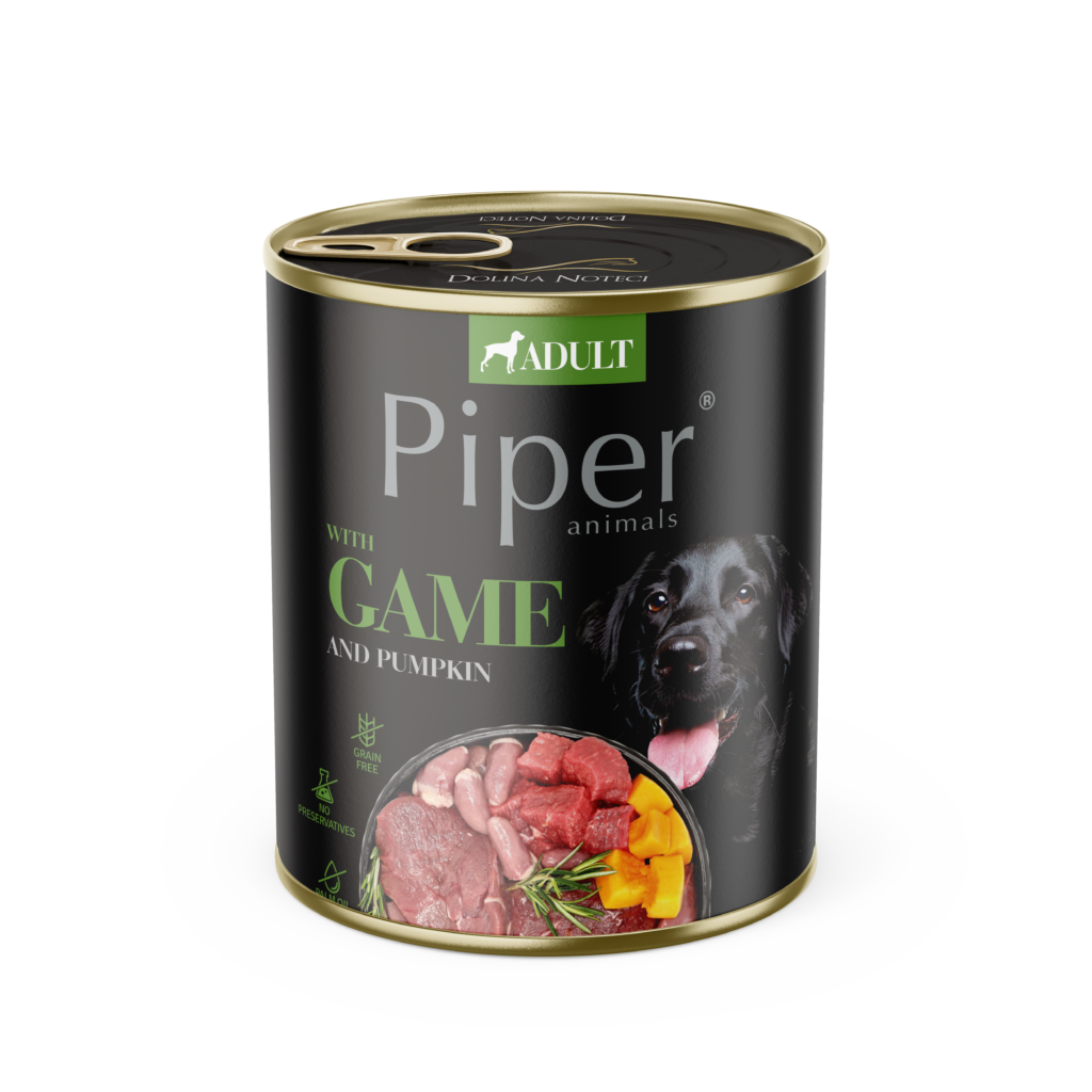 Piper koera täissööt ulukiliha ja kõrvitsaga 800 g