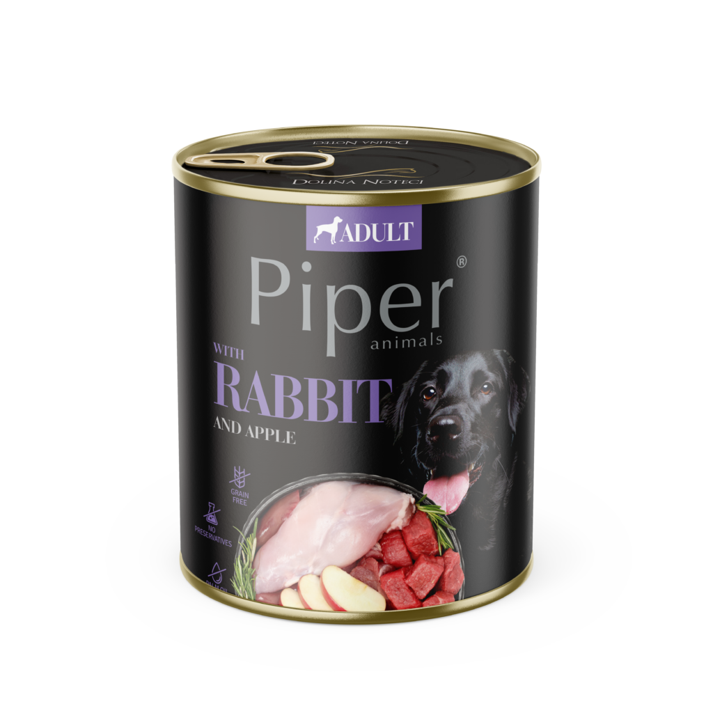 Piper koera täissööt küülikuliha ja õunaga 800 g
