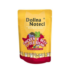 Dolina Noteci Superfood märgtoit kassile kana-,veiseliha ja latikaga 85 g
